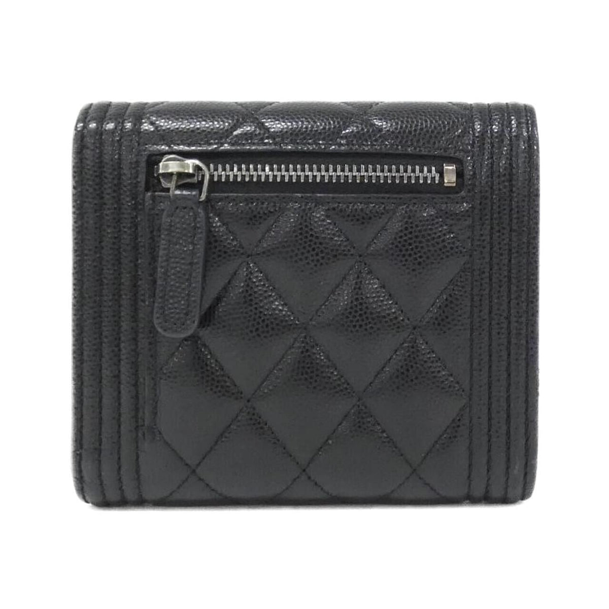 Chanel Boy Chanel Grained Calfskin Wallet