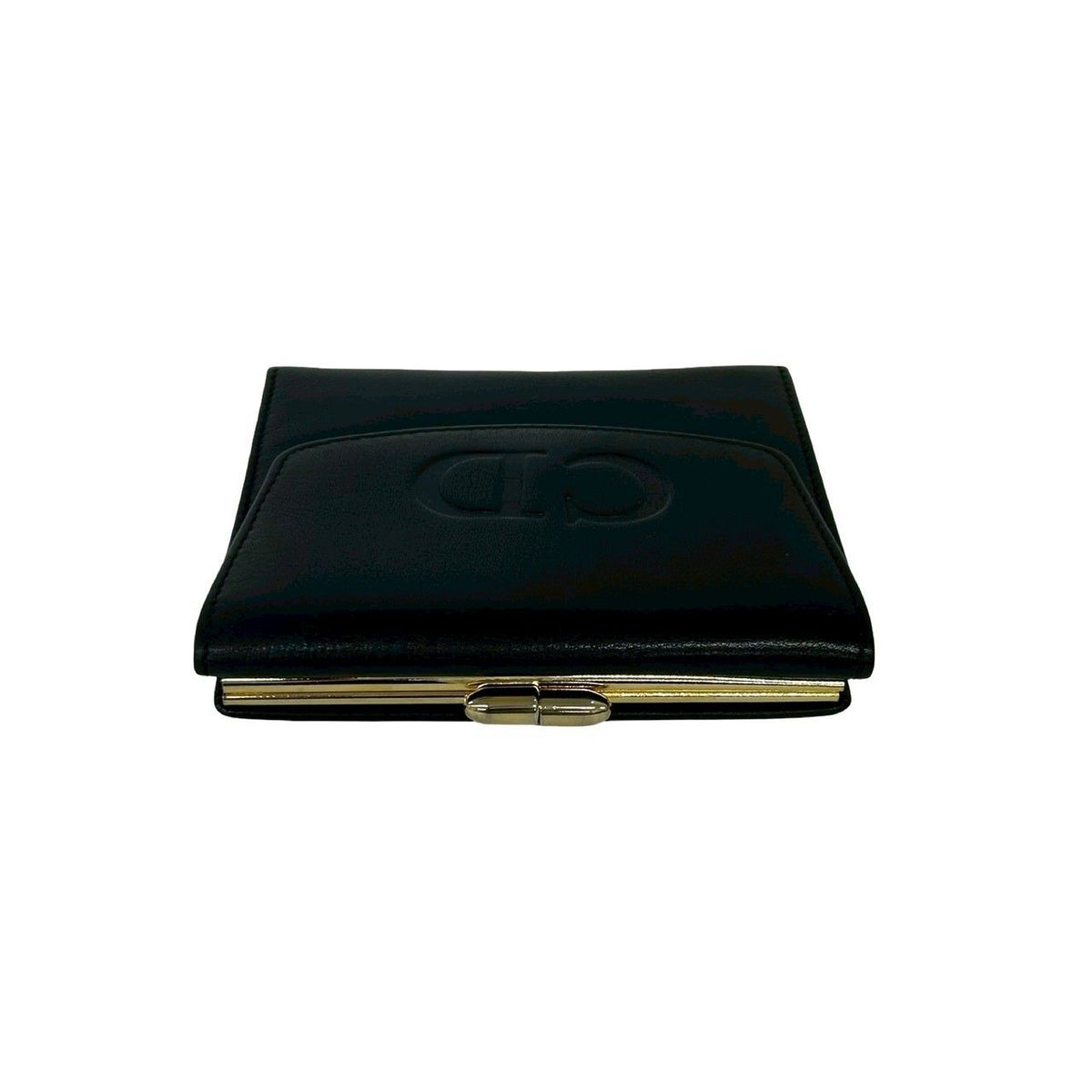 Christian Dior Leather Tri Fold Wallet