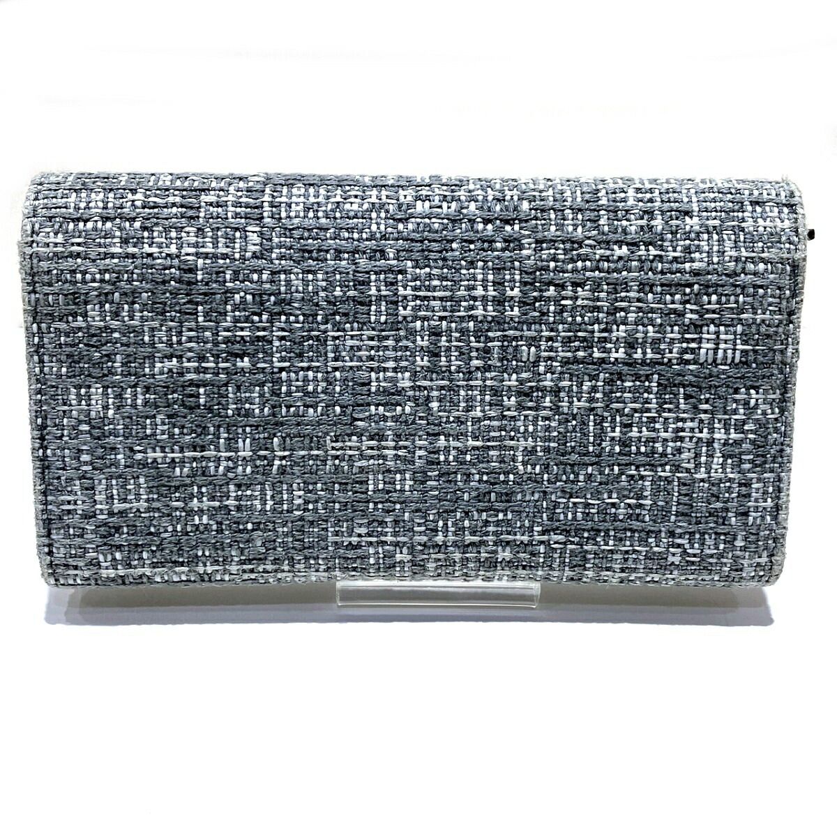 Chanel Deauville Canvas Long Wallet