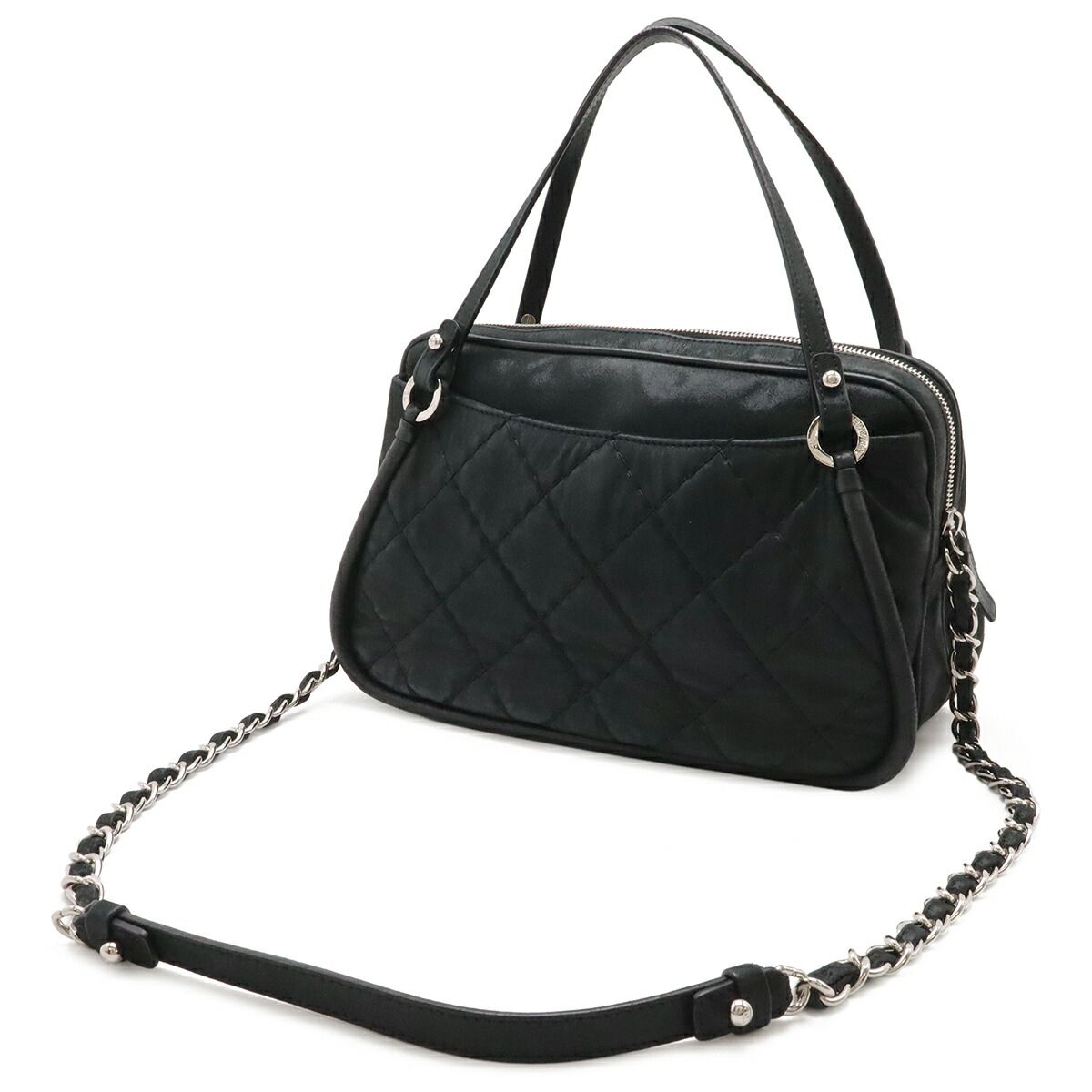 CHANEL Wild Stitch Sparkle Leather 2way Bag
