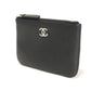 CHANEL Coco Mark Petit Camellia Goatskin Coin Case