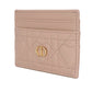 Dior Caro Freesia Calfskin Card Case Limited