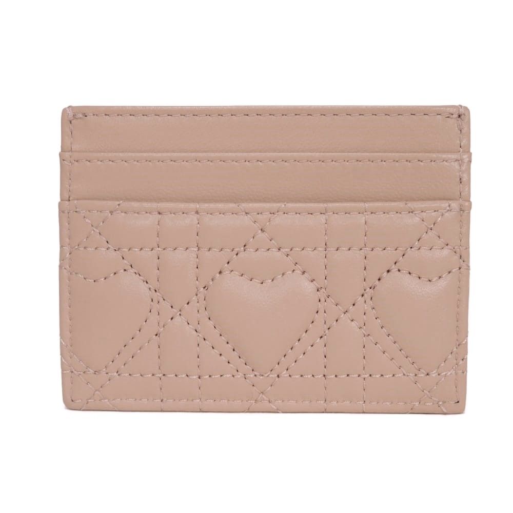 Dior Caro Freesia Calfskin Card Case Limited