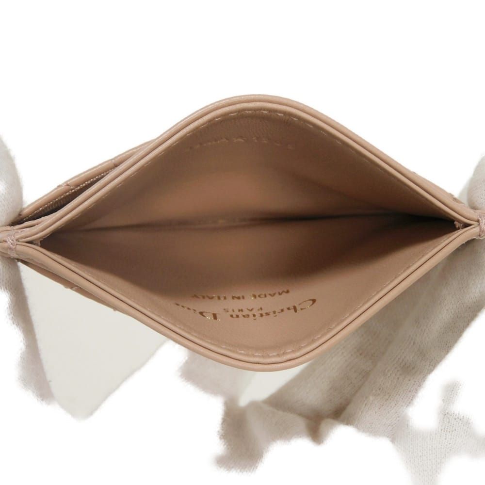 Dior Caro Freesia Calfskin Card Case Limited