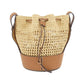Loewe Balloon Small Raffia Shoulder Bag