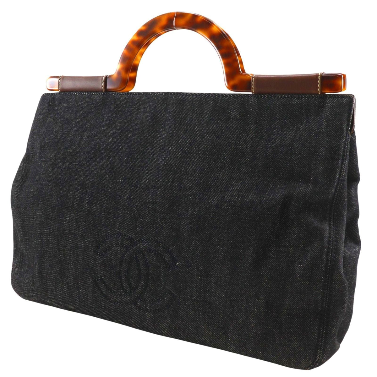 Chanel Coco Mark Denim Handbag