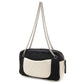 Chanel 2.55 Satin Canvas Shoulder Bag