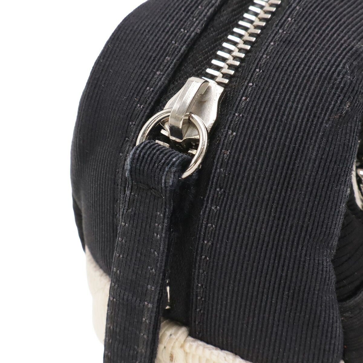 Chanel 2.55 Satin Canvas Shoulder Bag