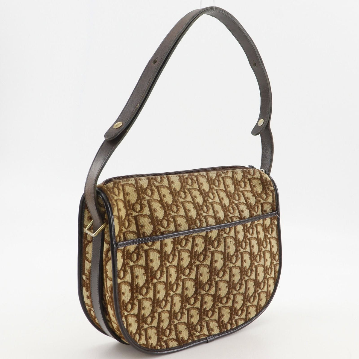Christian Dior Trotter Canvas Shoulder Bag