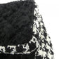 Chanel Shearling Sheepskin Tweed Shoulder Bag