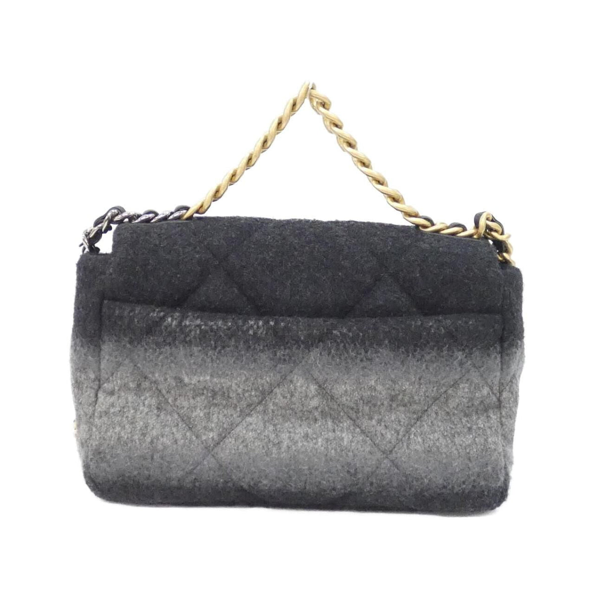 Chanel 19 Wool Shoulder Bag