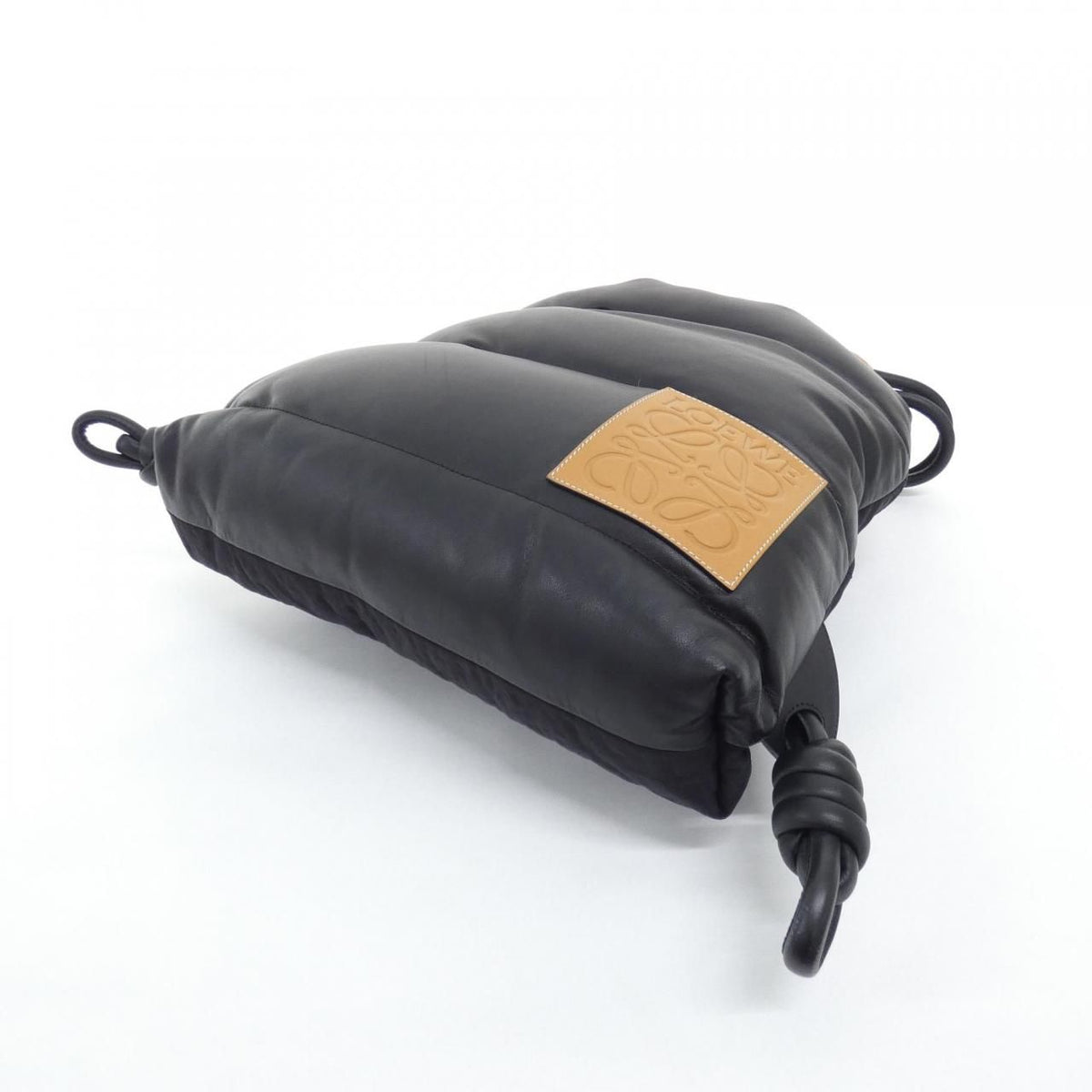 Loewe Yago Puffy Leather Nylon Backpack