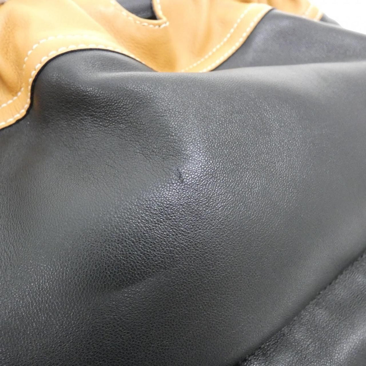 Loewe Yago Puffy Leather Nylon Backpack
