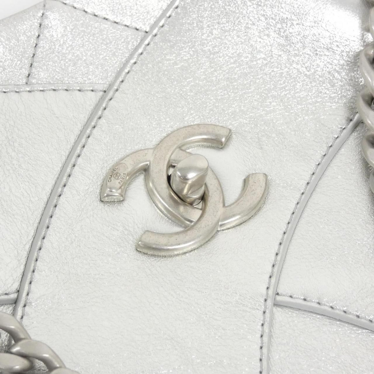 Chanel Metallic Calf Shoulder Bag