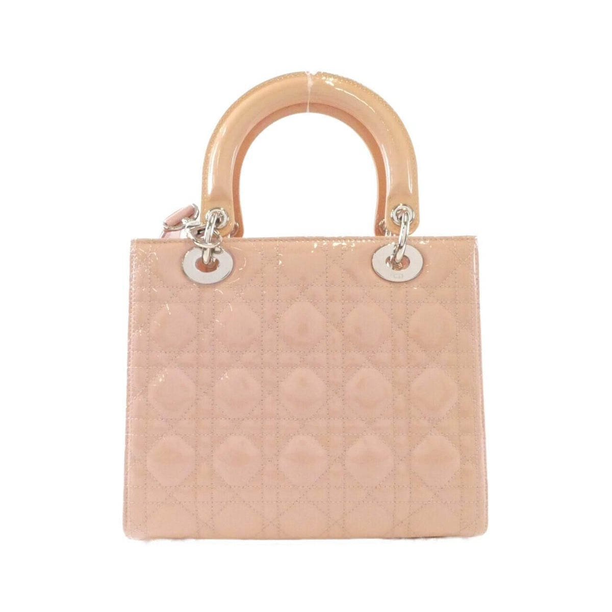Christian Dior Lady Dior Patent Leather Handbag