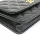 Chanel Caviar Skin Chain Wallet