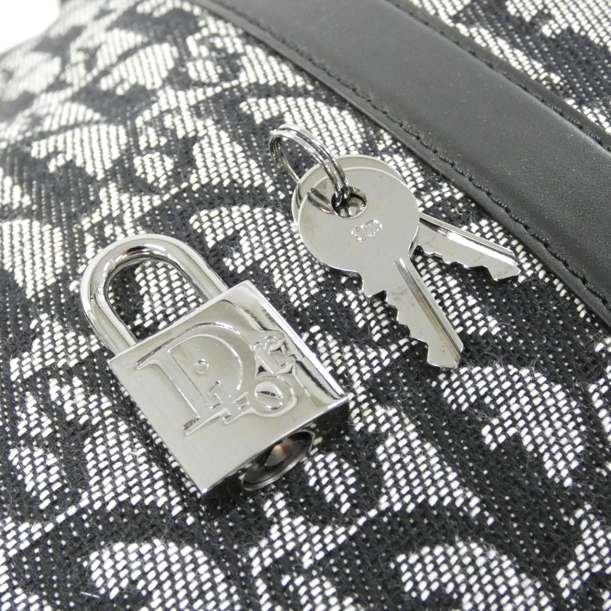 Christian Dior Canvas Boston Bag