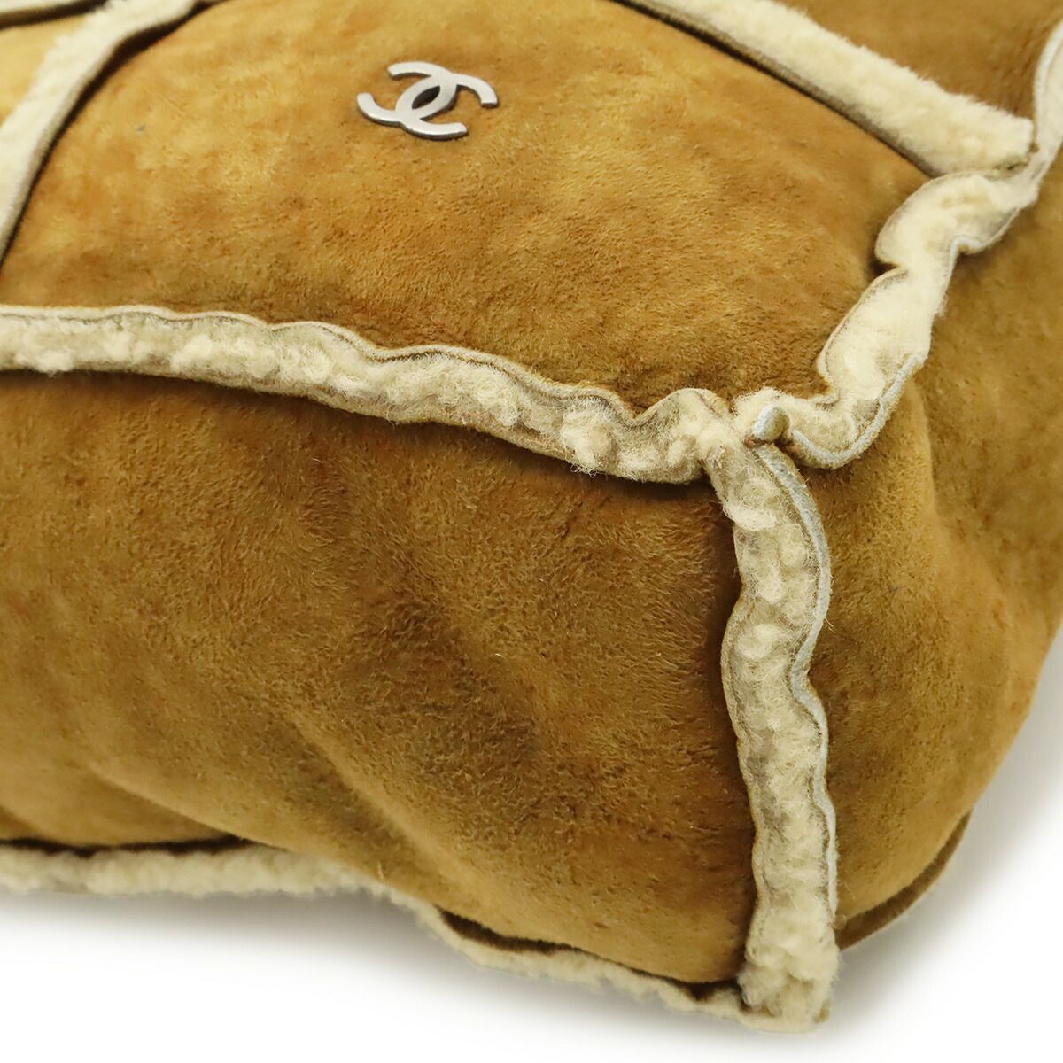 Chanel Shearling Shoulder Bag