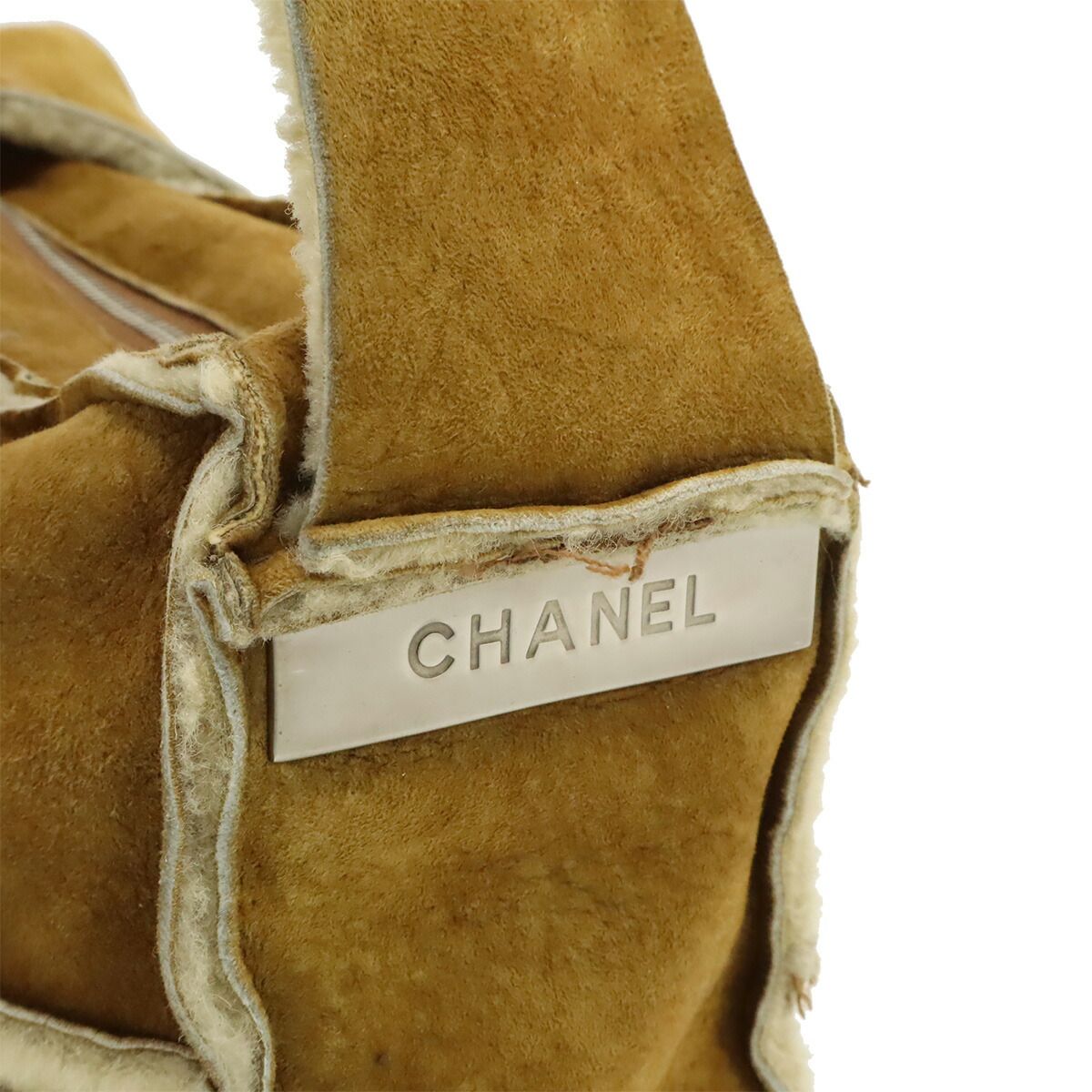Chanel Shearling Shoulder Bag