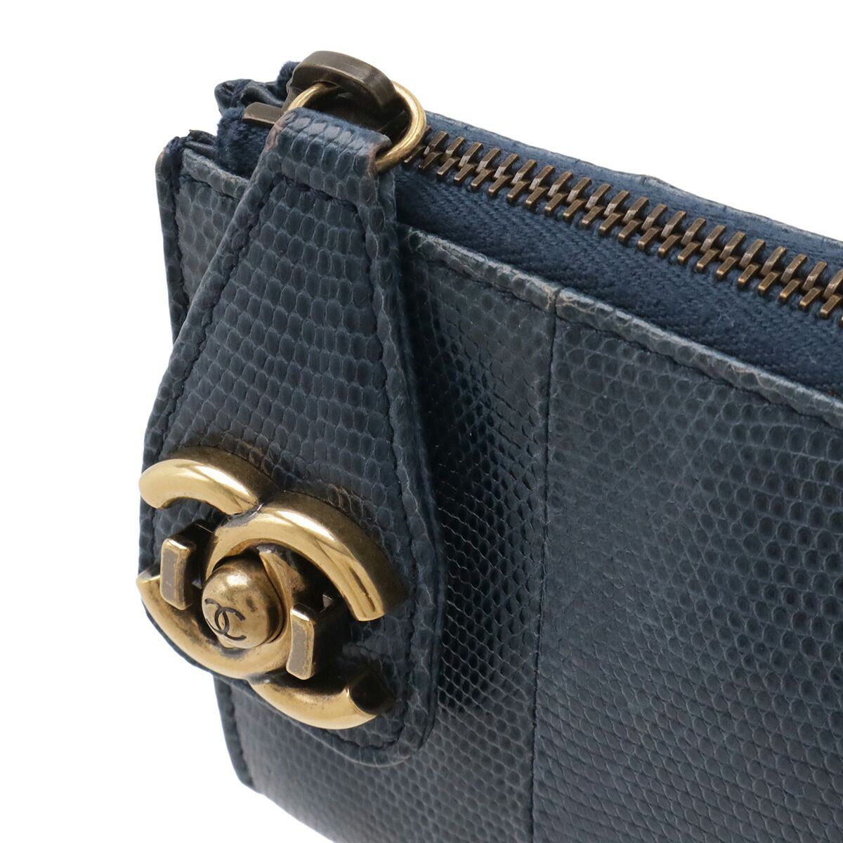 Chanel Lizard Clutch Bag