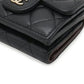 Chanel Classic Caviar Leather Tri Fold Wallet