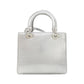 Christian Dior Lady Dior Metallic Leather Handbag