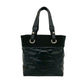 Chanel Paris-Biarritz Leather Canvas Tote Bag