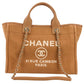 Chanel Deauville Canvas Tote Bag
