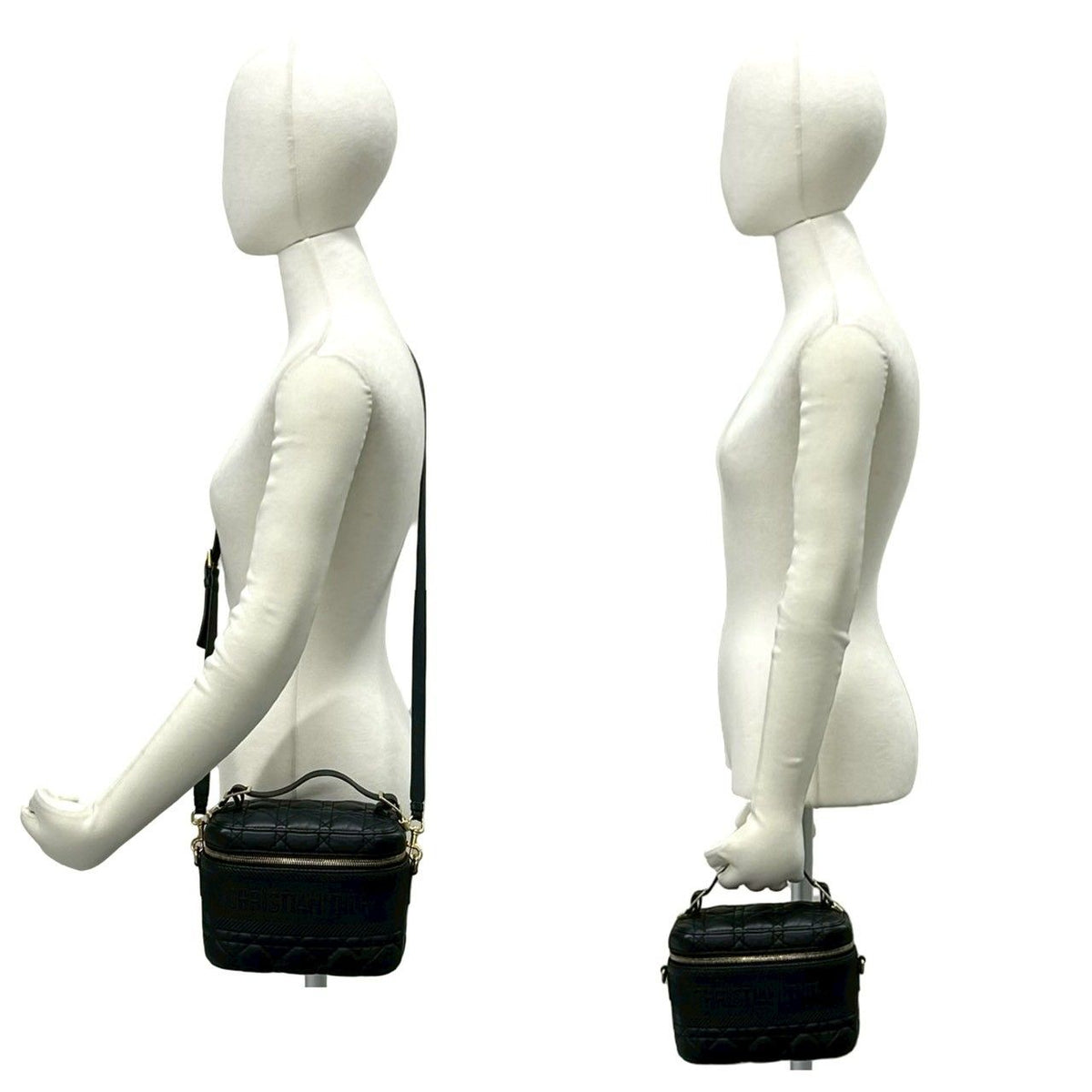Christian Dior Cannage Leather 2way Shoulder Bag