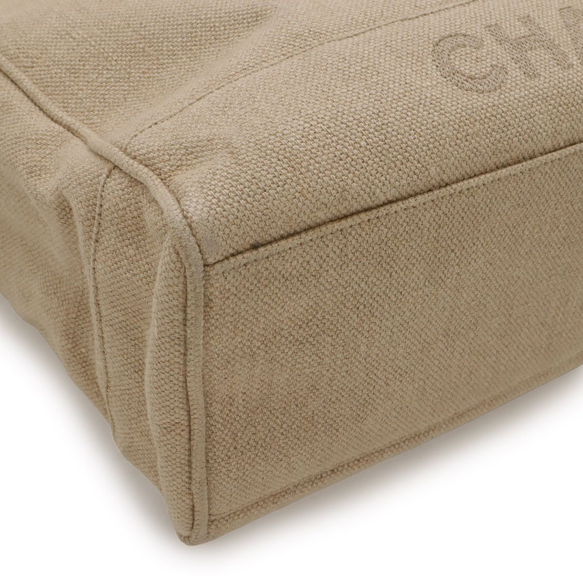 Chanel Linen Shoulder Bag