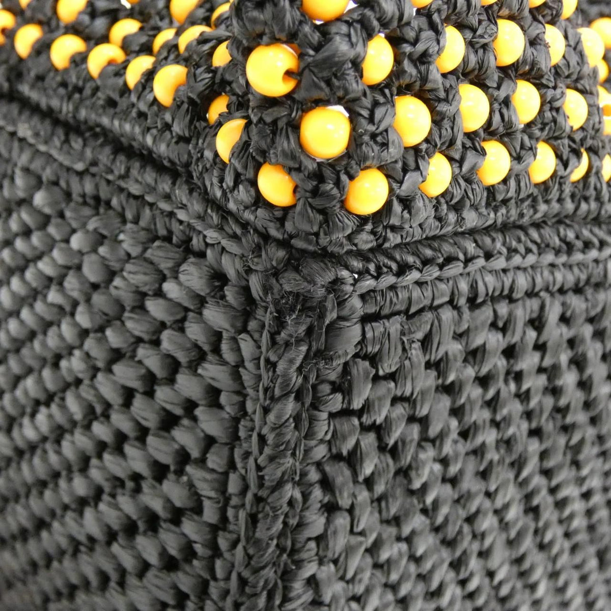 Loewe Font Tote Small Raffia Calf Leather Tote Bag