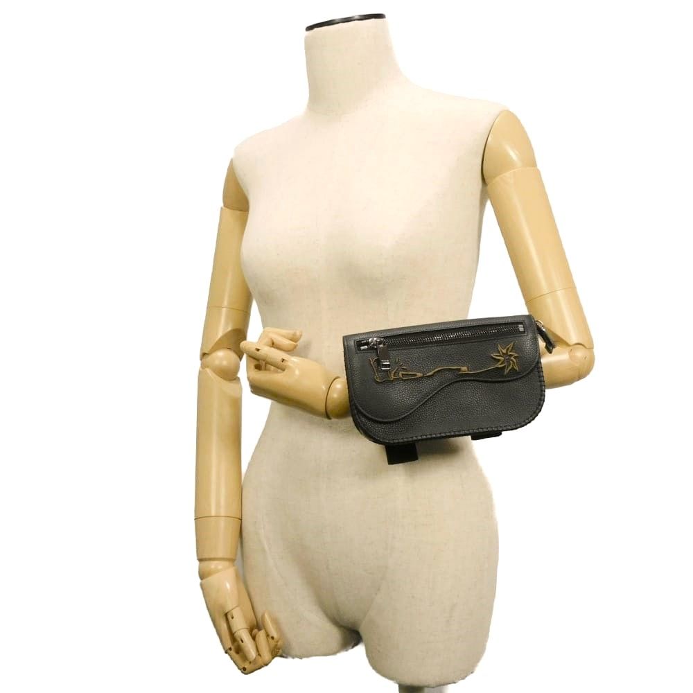 Dior Cactus Jack Saddle Arm Pouch Grained Calfskin Handbag Limited