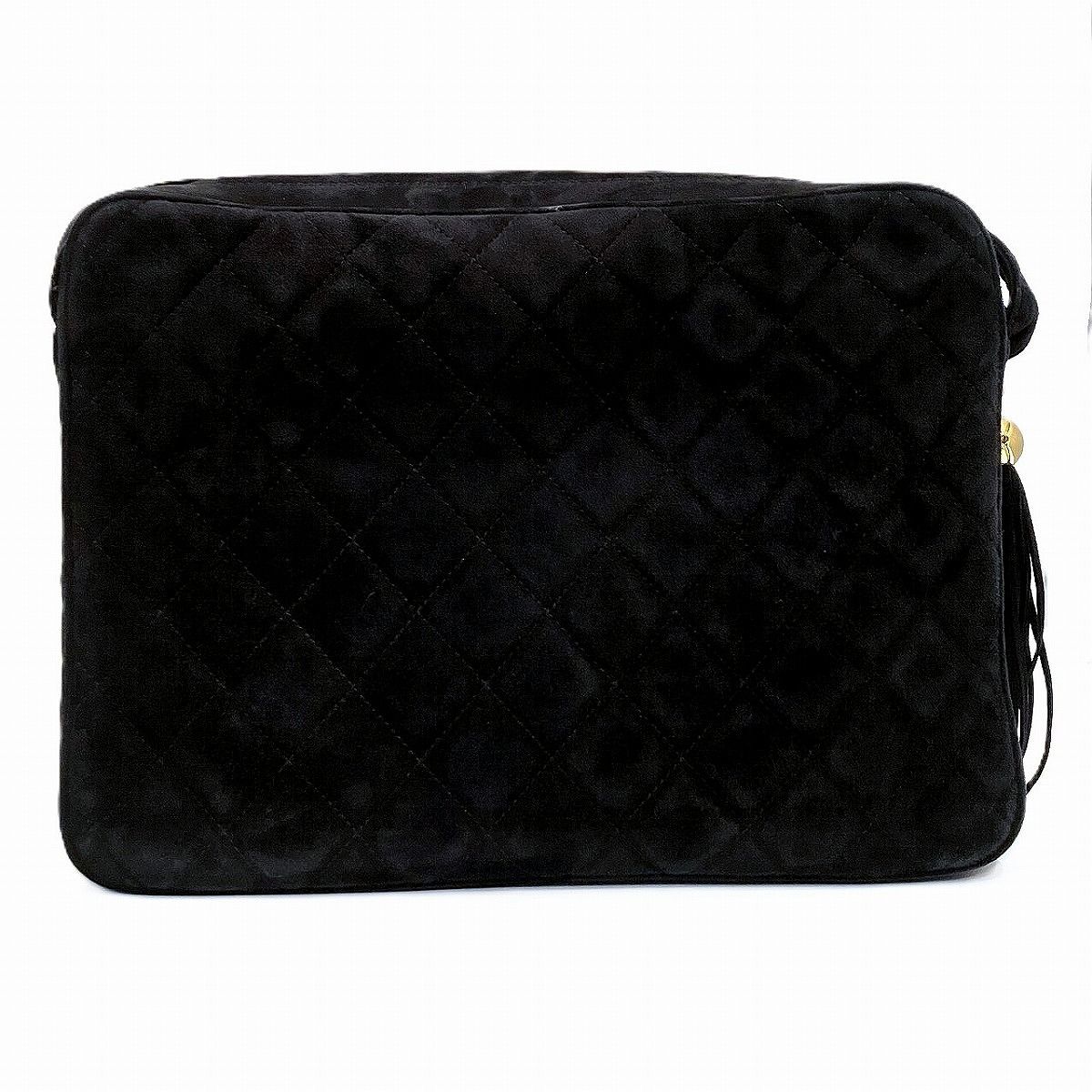 Chanel Matelasse Suede Shoulder Bag