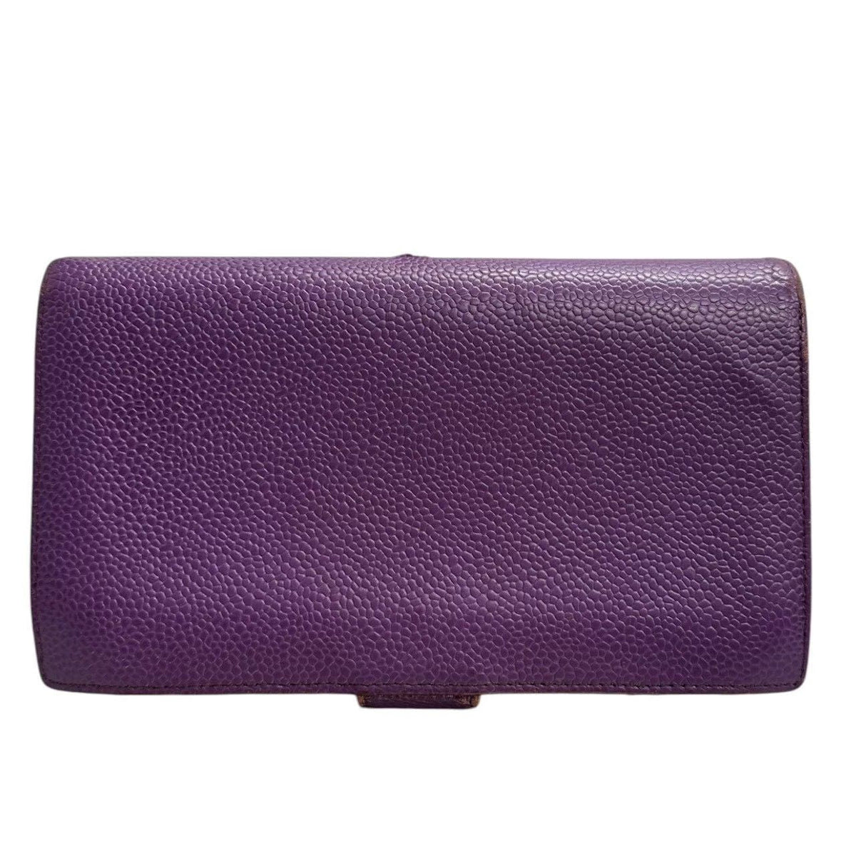 Chanel Caviar Leather Long Wallet