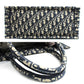 Dior Book Tote Oblique Embroidery Cotton Tote Bag