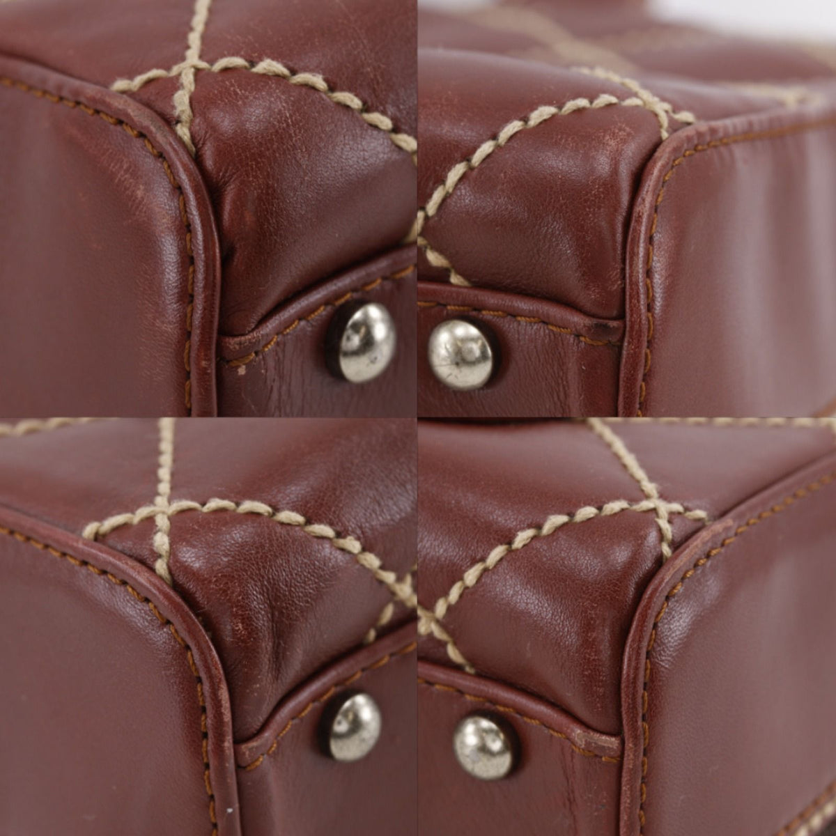 CHANEL Wild Stitch Leather Handbag