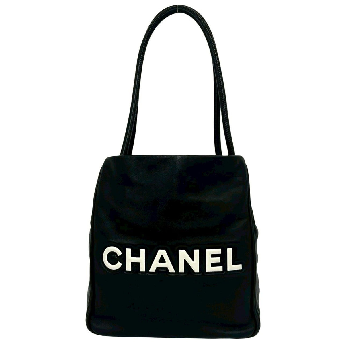 Chanel Camellia Leather Shoulder Bag