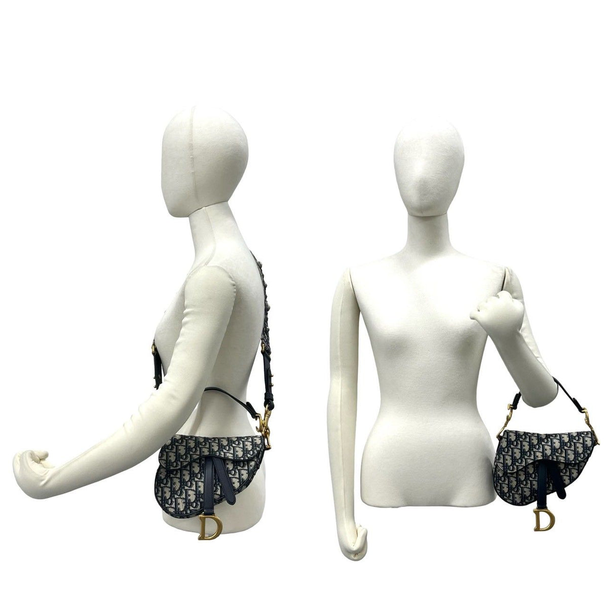Christian Dior Trotter Canvas Leather Shoulder Bag