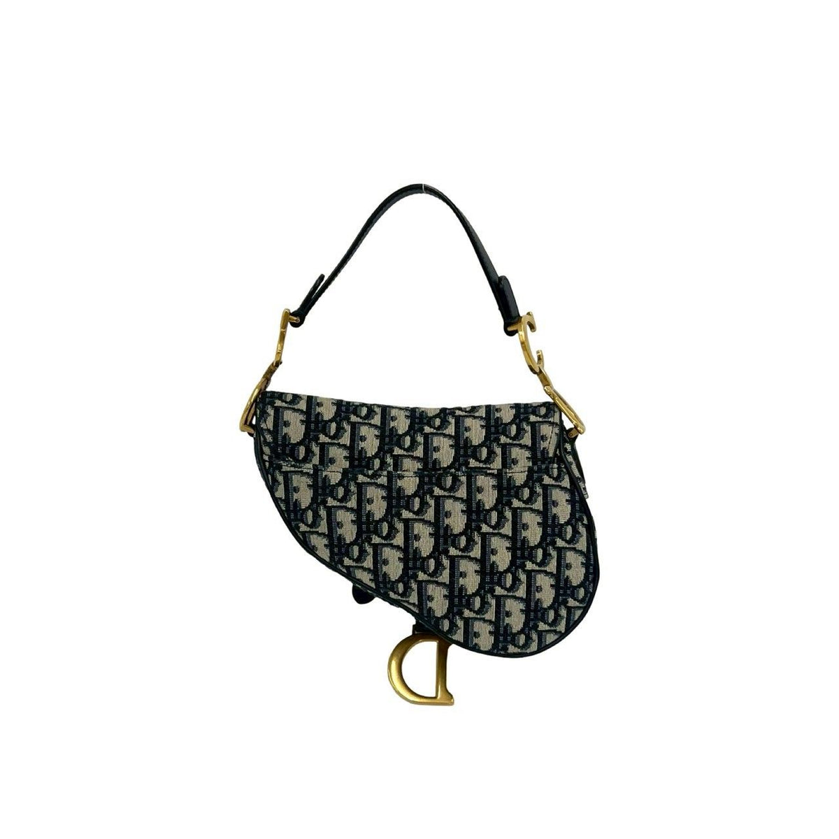 Christian Dior Trotter Canvas Leather Shoulder Bag