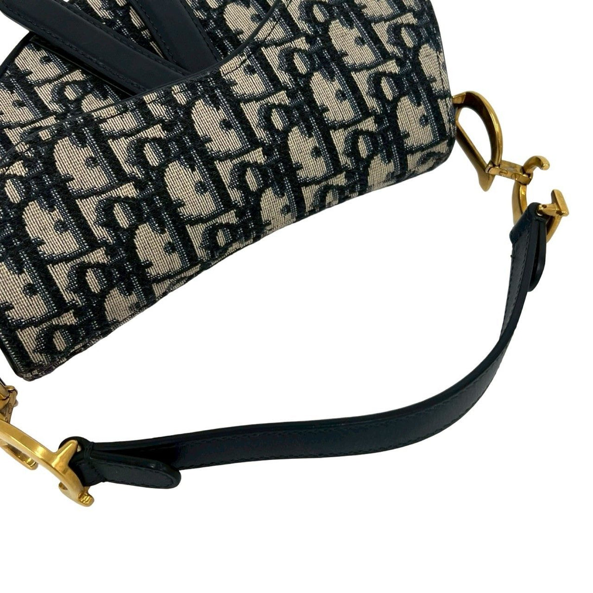 Christian Dior Trotter Canvas Leather Shoulder Bag