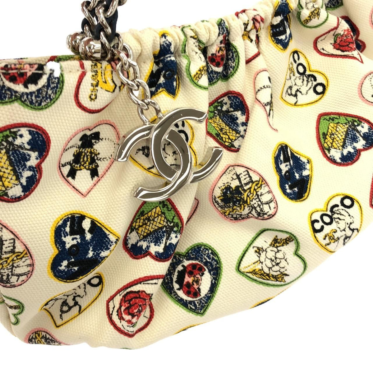 Chanel Canvas Shoulder Bag