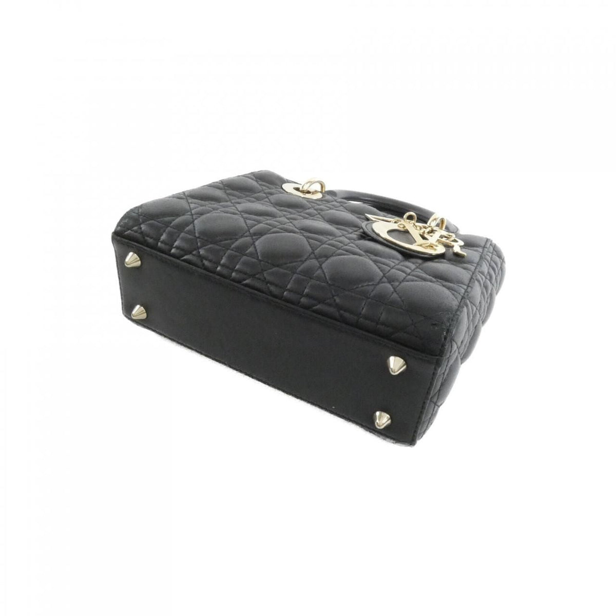 Christian Dior Lady Dior Small Lambskin Shoulder Bag