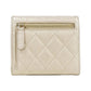 Chanel Timeless Classic Metallic Lambskin Wallet