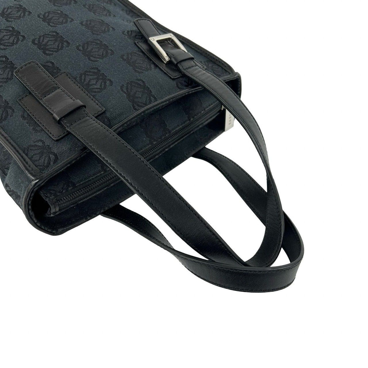 Loewe Anagram Canvas Leather Handbag