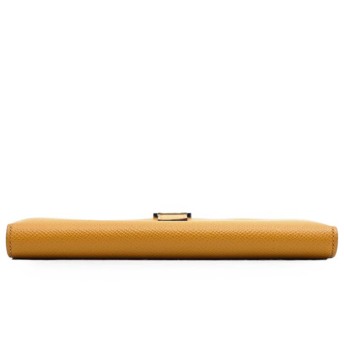 Hermes Bearn Soufflet Leather Long Wallet