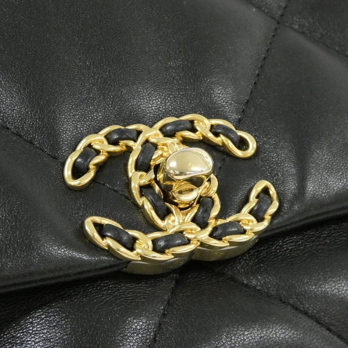 Chanel 19 Goatskin Shoulder Bag