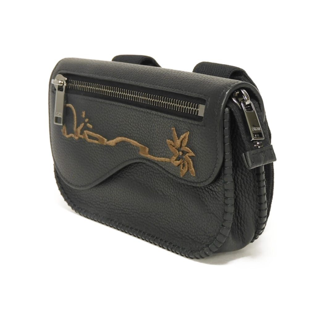Dior Cactus Jack Saddle Arm Pouch Grained Calfskin Handbag Limited
