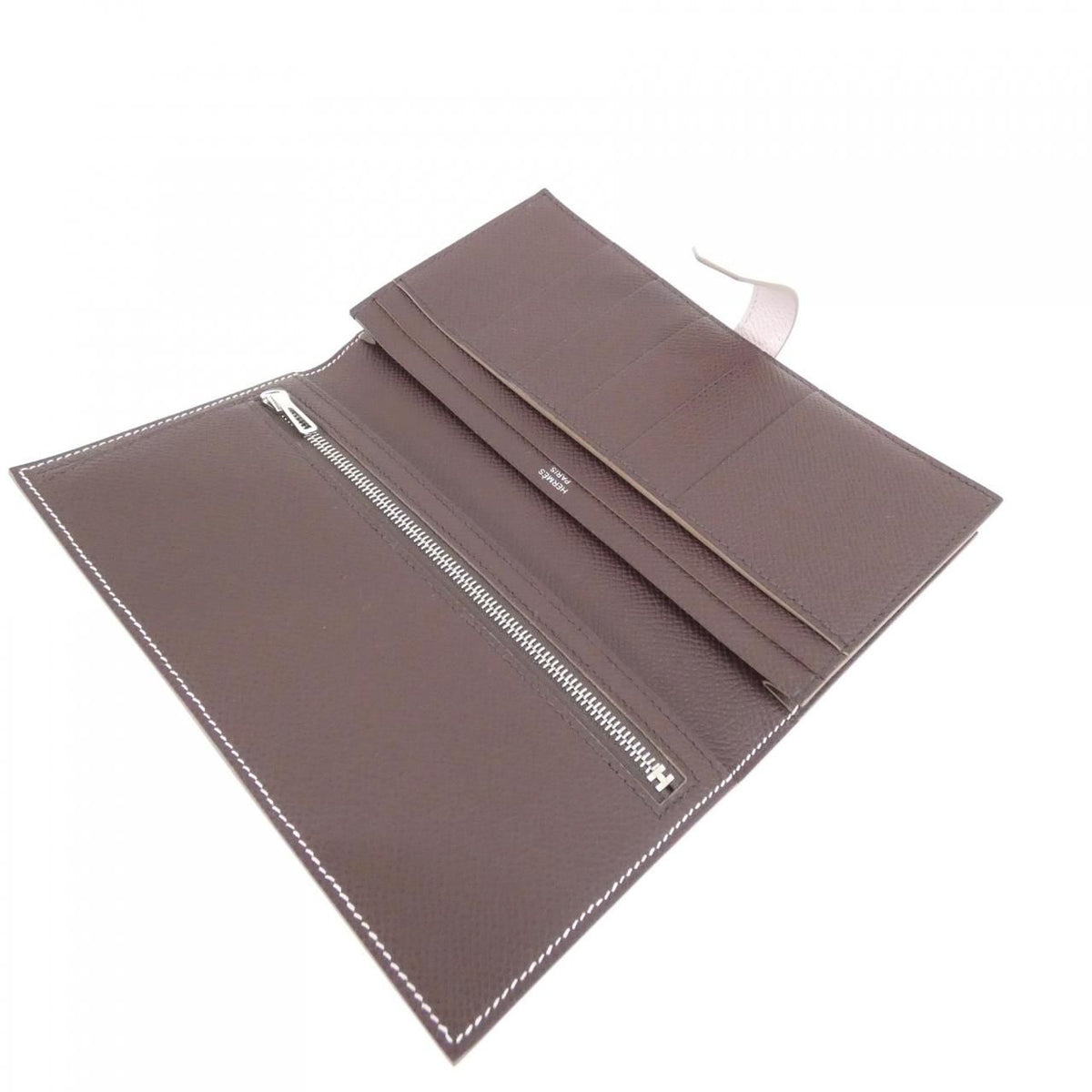 Hermes Bearn Soufflet Verso Epsom Long Wallet