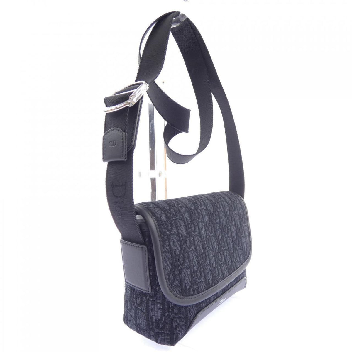 Dior DIOR JETT Oblique Jacquard Shoulder Bag