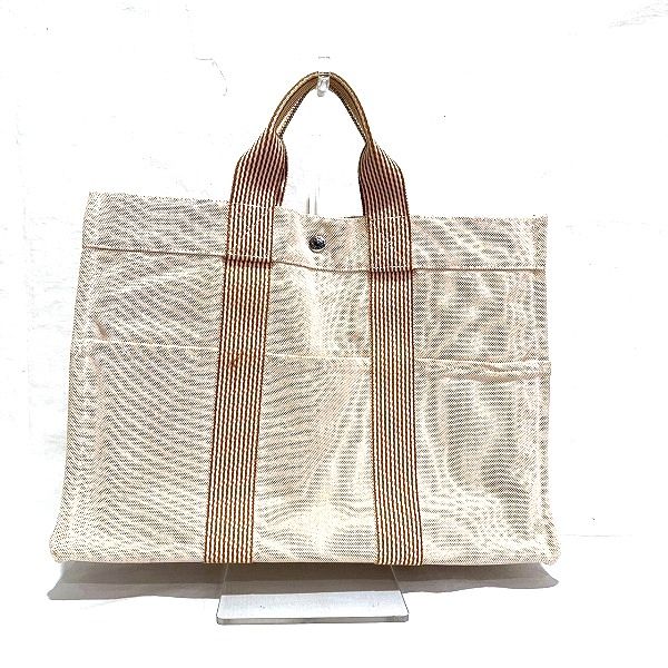 Hermes New Fouree Tout MM Canvas Tote Bag